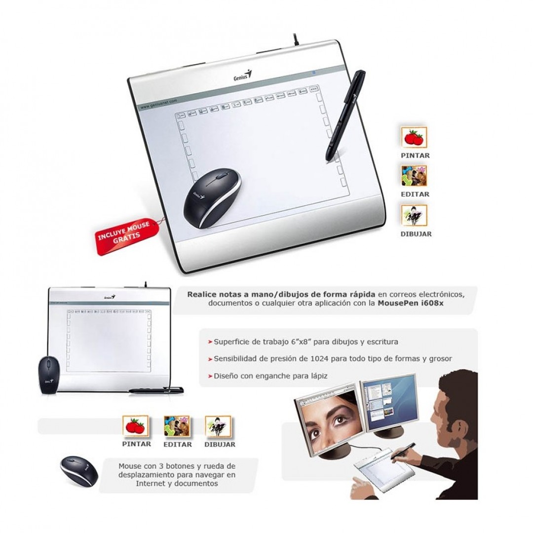 tableta-digitalizadora-genius-i608x-mousepen-6-x-8-pulgadas